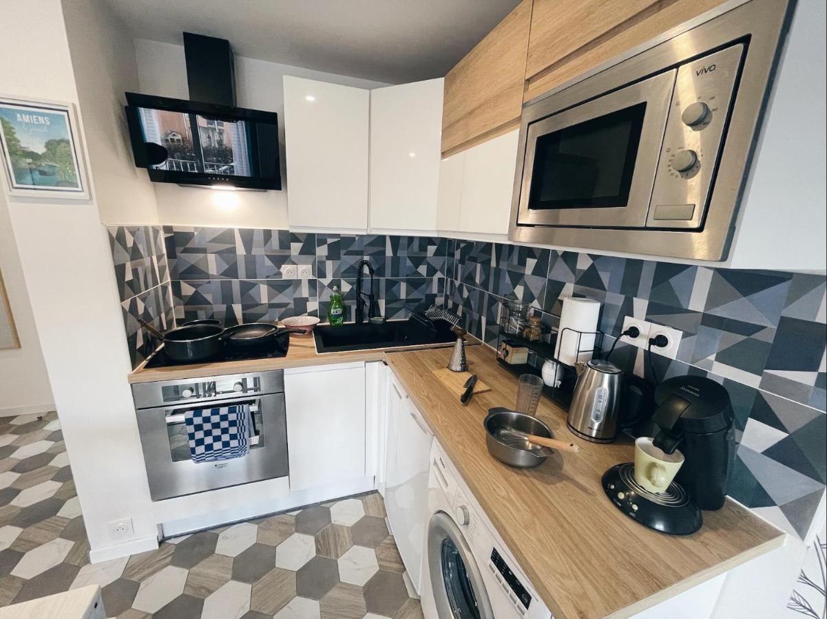 New: Appartement Tout Confort + Parking Gratuit Амьен Экстерьер фото