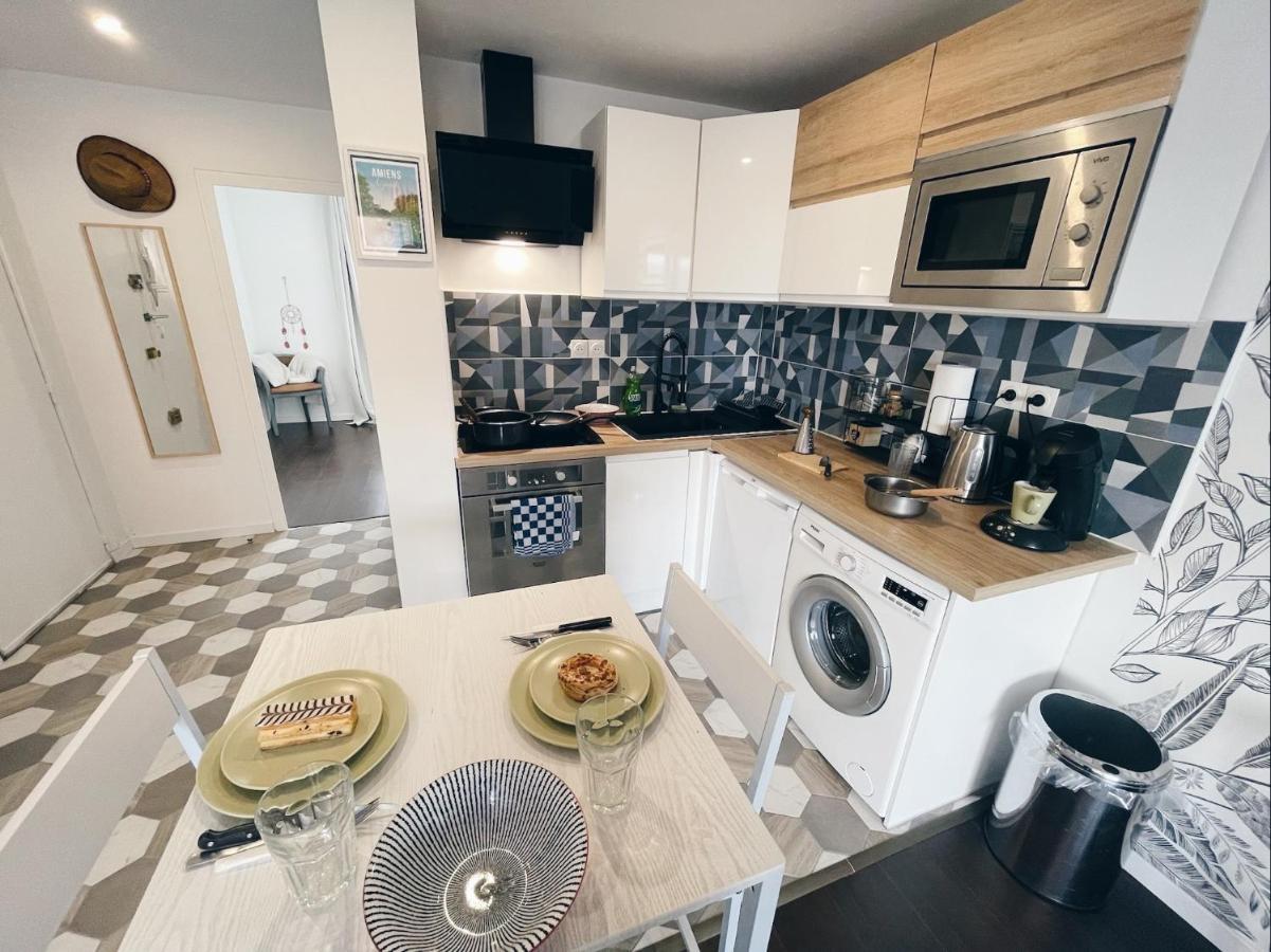 New: Appartement Tout Confort + Parking Gratuit Амьен Экстерьер фото